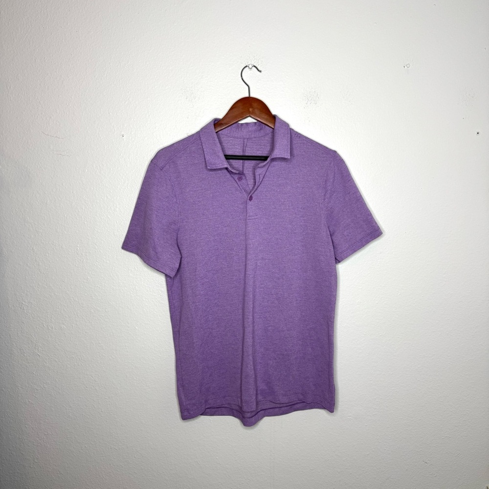 Lululemon Purple Evolution Polo‎ Shirt